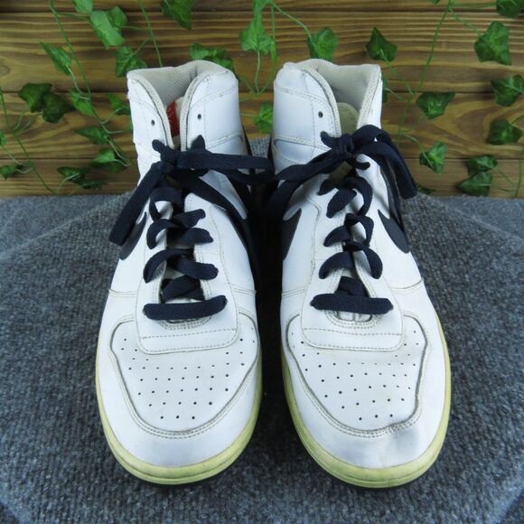 Nike Men's Big Woven LE High White Dark Obsidian Sneaker White Synthetic Sz10.5M - Picture 2 of 6